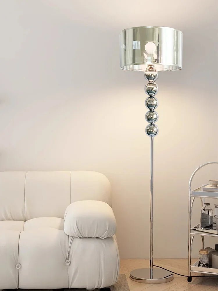 Lampadaire LED autoportant avec télécommande, design moderne pour intérieur - Luminous Place