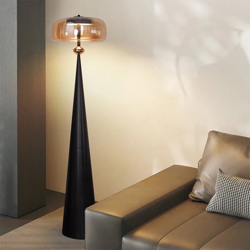 Lampadaire LED design italien minimaliste en métal pour ambiance cosy - Luminous Place