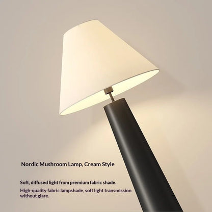 Lampadaire LED design moderne en forme de point d’interrogation, ambiance cosy - Luminous Place