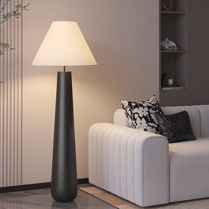 Lampadaire LED design moderne en forme de point d’interrogation, ambiance cosy - Luminous Place