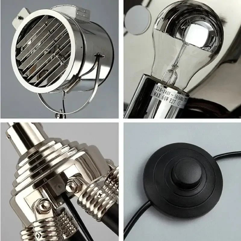 Lampadaire LED en acier inoxydable design nordique, lumière chaleureuse pour intérieur - Luminous Place