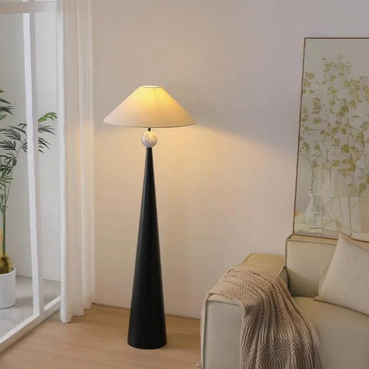 Lampadaire LED en tissu style médiéval français, lumière d’appoint chaleureuse pour salon et chambre - Luminous Place