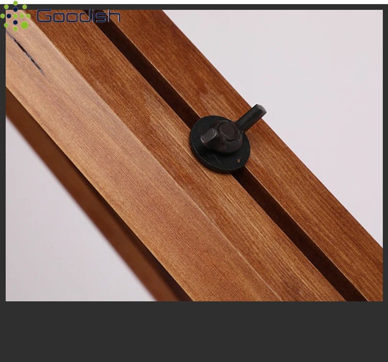 Lampadaire LED moderne en métal et bois, design minimaliste pour salon, lumière chaude - Luminous Place