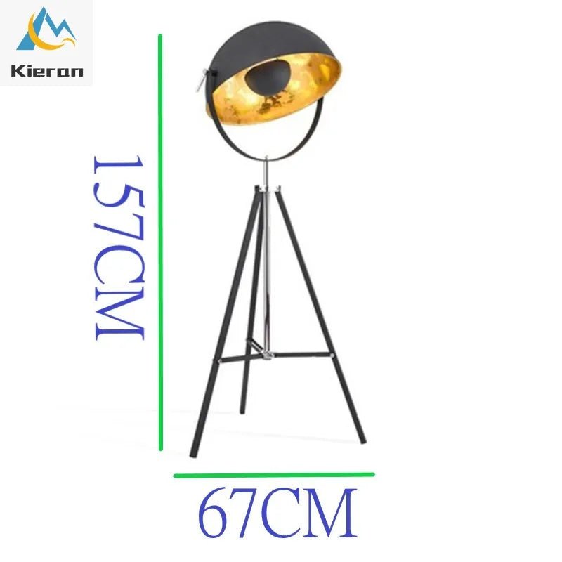 Lampadaire LED moderne rotatif en fer, pliable et détachable pour chambre et salon - Luminous Place