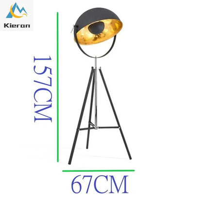 Lampadaire LED moderne rotatif en fer, pliable et détachable pour chambre et salon - Luminous Place