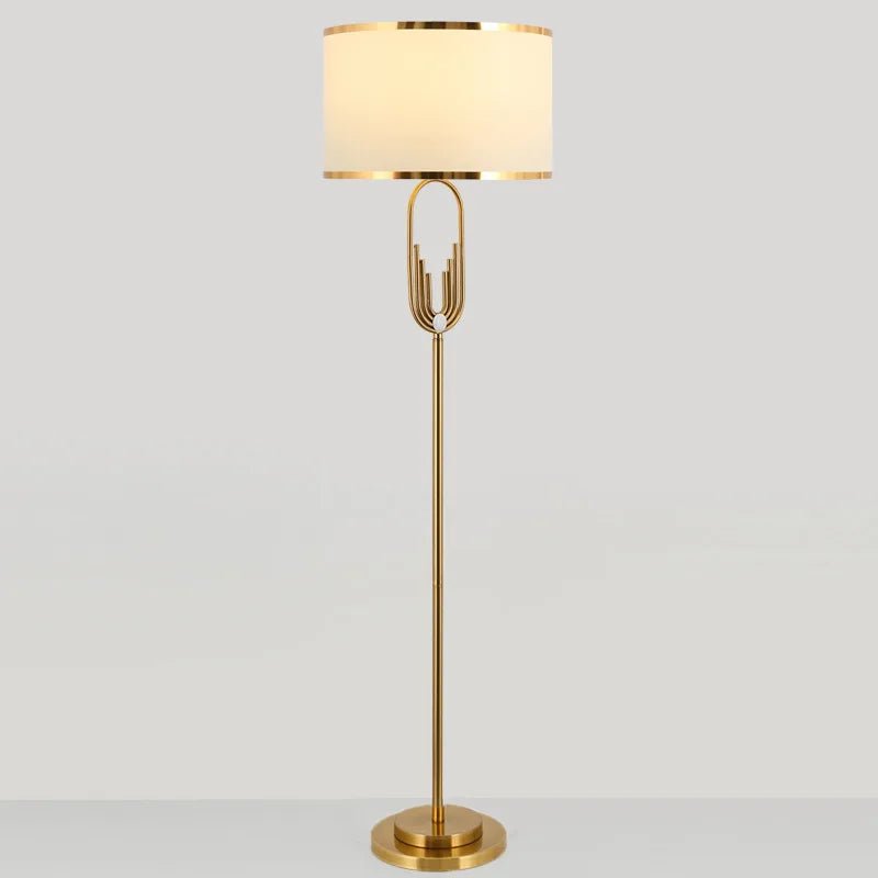 Lampadaire métal nordique design post - moderne pour salon et chambre - Luminous Place