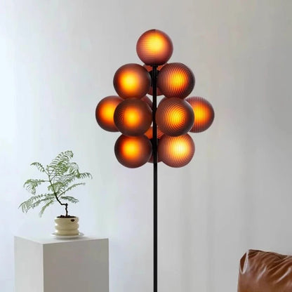 Lampadaire moderne en verre de raisin pour salon et chambre à coucher - Luminous Place