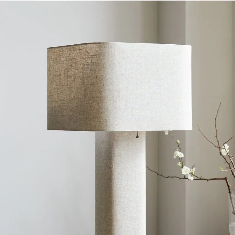 Lampadaire moderne haut de gamme en métal doré avec verre transparent, lumière LED pour salon et bureau - Luminous Place