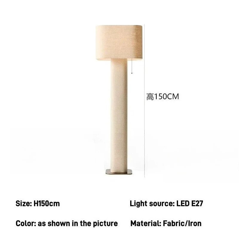 Lampadaire moderne haut de gamme en métal doré avec verre transparent, lumière LED pour salon et bureau - Luminous Place