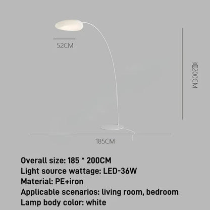 Lampadaire moderne pêche LED minimaliste pour salon et coin canapé - Luminous Place