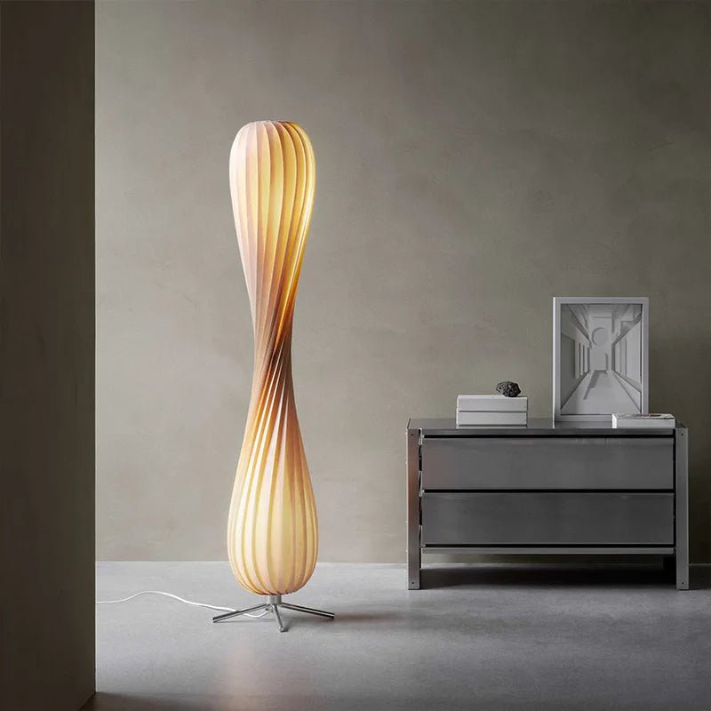 Lampadaire nordique en bois design créatif pour salon et chambre - Luminous Place