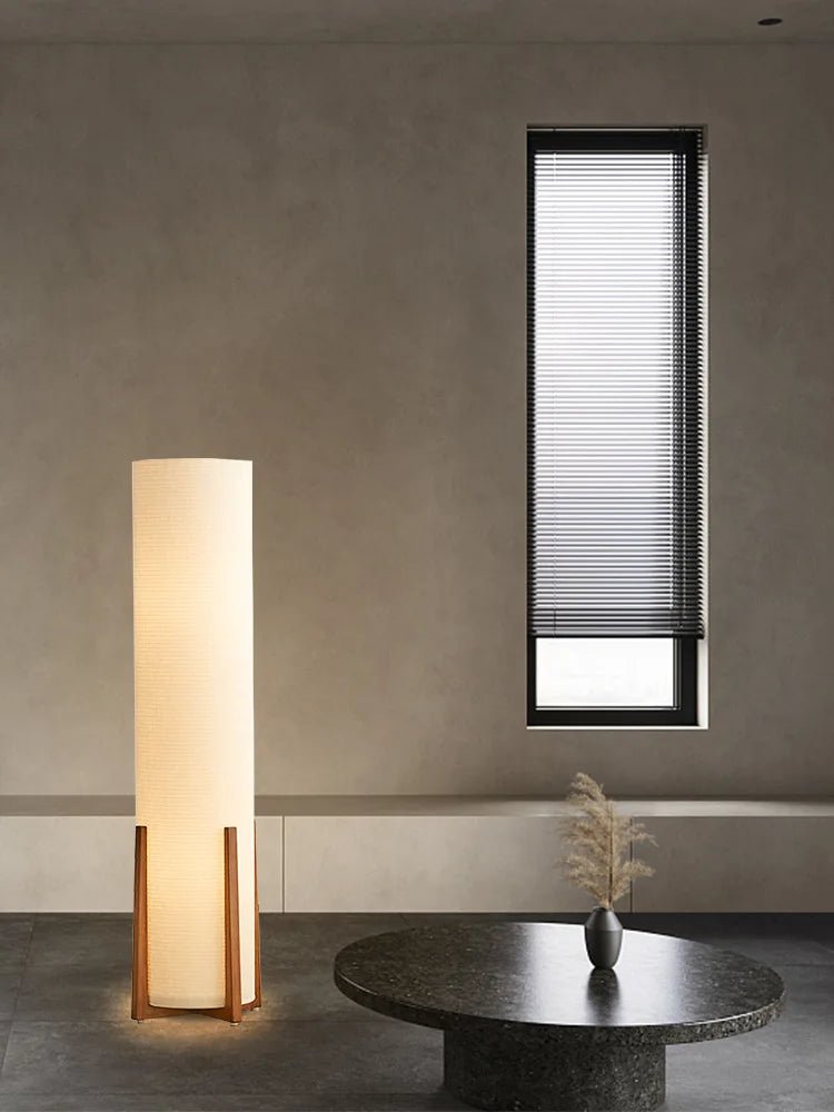 Lampadaire nordique en tissu, lampe de lecture et bureau design - Luminous Place