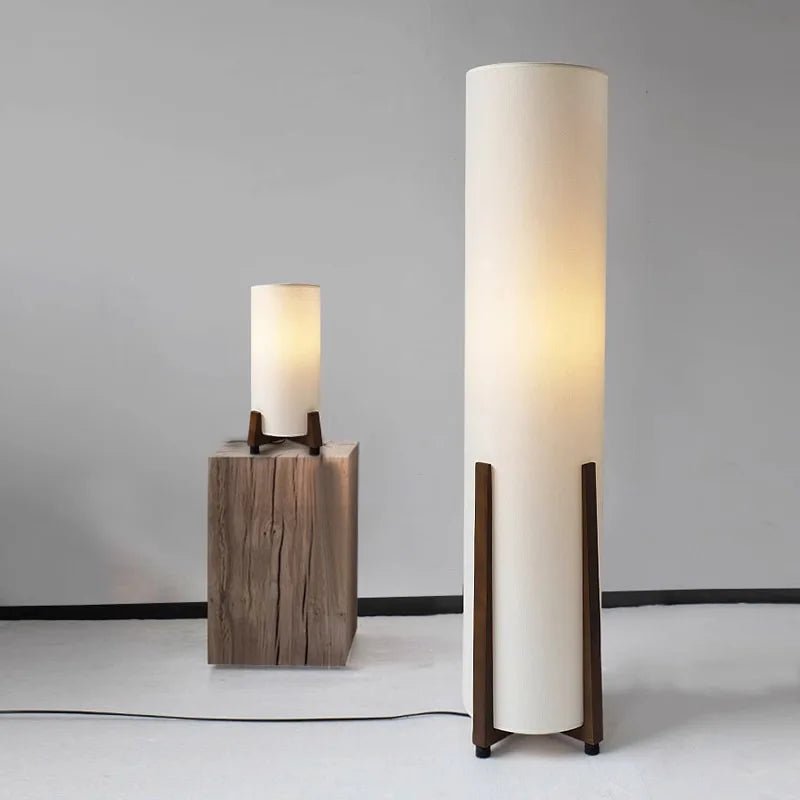 Lampadaire nordique en tissu, lampe de lecture et bureau design - Luminous Place