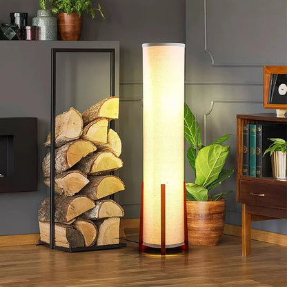 Lampadaire nordique en tissu, lampe de lecture et bureau design - Luminous Place