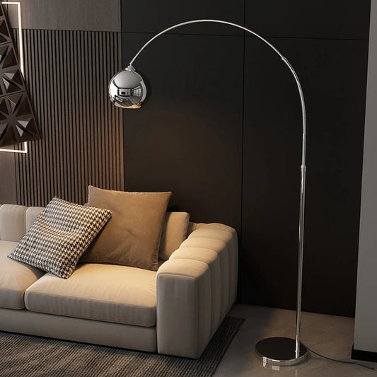 Lampadaire nordique luxe réglable LED pour salon et chambre - Luminous Place