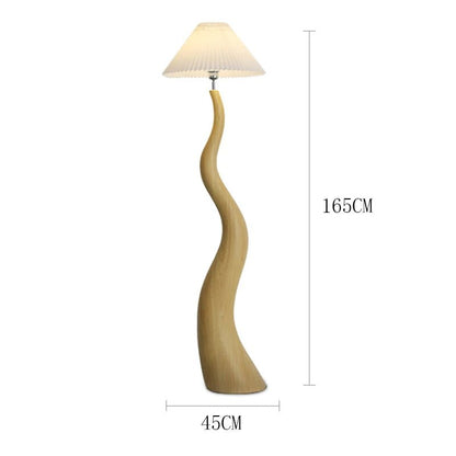 Lampadaire nordique rétro en ferronnerie, lumière chaude pour salon et chambre - Luminous Place