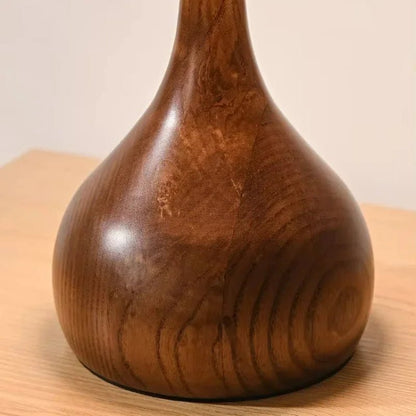 Lampadaire rétro en verre et bois style français pour chambre et salon - Luminous Place