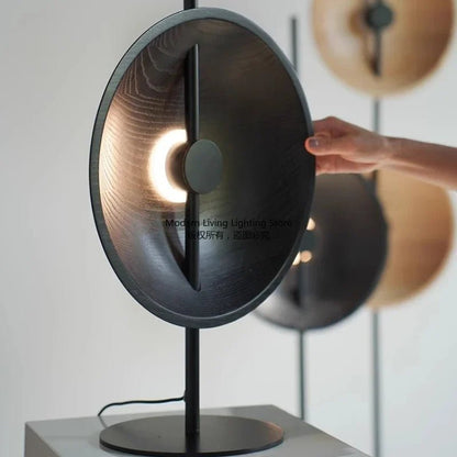 Lampadaire rétro japonais en bois massif Wabi - sabi, design naturel pour salon et chambre - Luminous Place