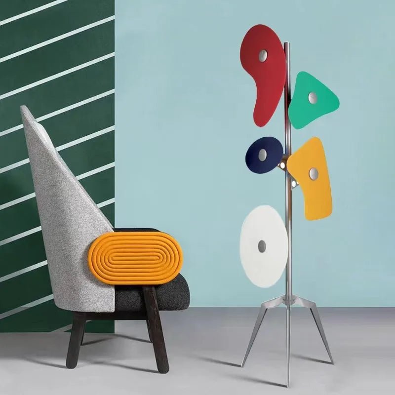 Lampadaire scandinave design LED en fer forgé et acrylique, lumière d’ambiance - Luminous Place