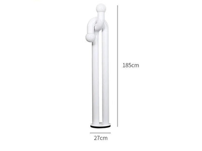 Lampadaire vintage en métal et verre pour salon, ambiance cosy - Luminous Place