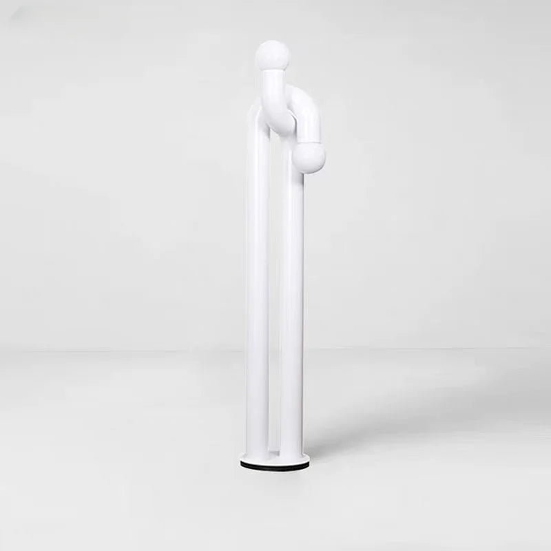 Lampadaire vintage en métal et verre pour salon, ambiance cosy - Luminous Place