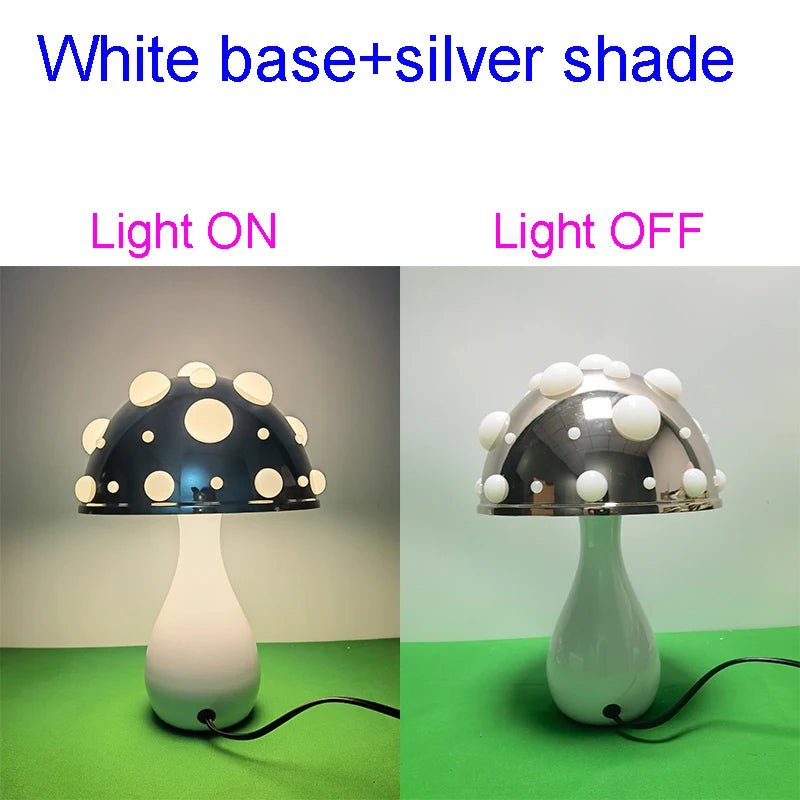 Lampe de table champignon Amanita biomimétique LED tricolore USB/secteur - Luminous Place
