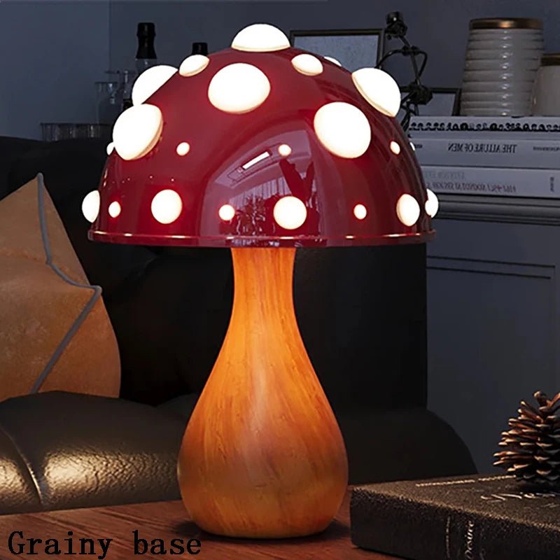 Lampe de table champignon Amanita biomimétique LED tricolore USB/secteur - Luminous Place
