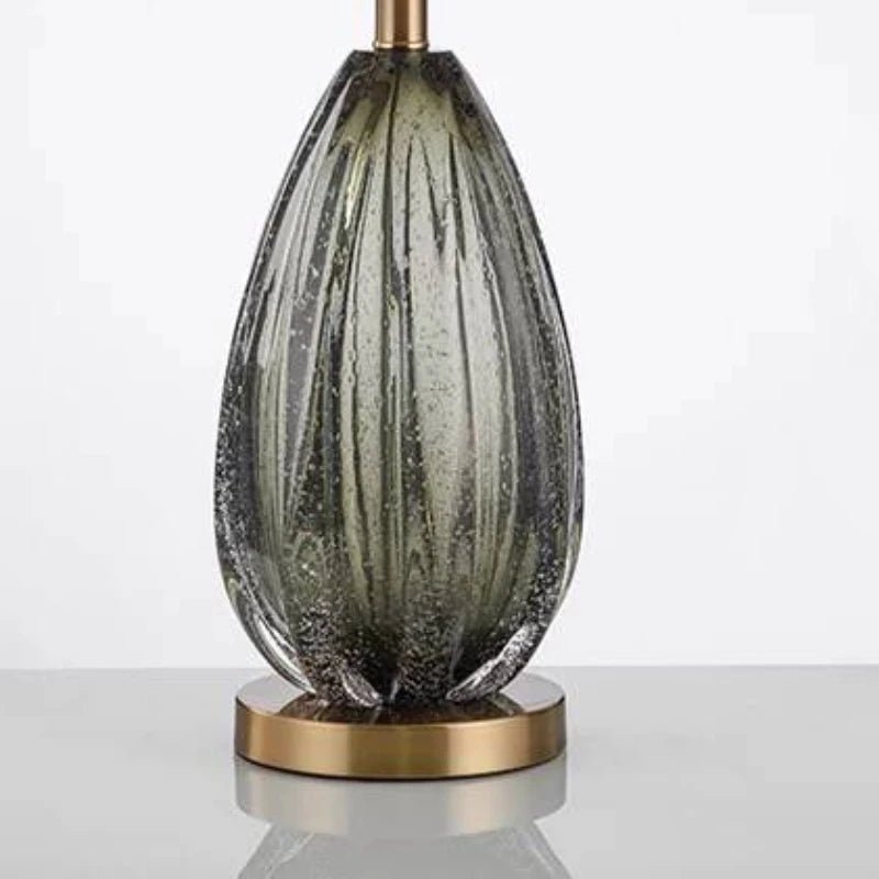 Lampe de table de lecture design luxe en verre, éclairage intérieur élégant - Luminous Place