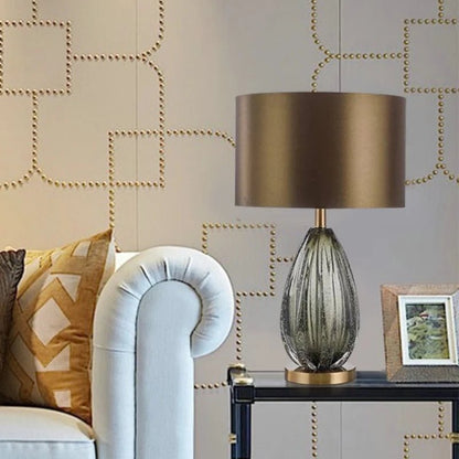 Lampe de table de lecture design luxe en verre, éclairage intérieur élégant - Luminous Place