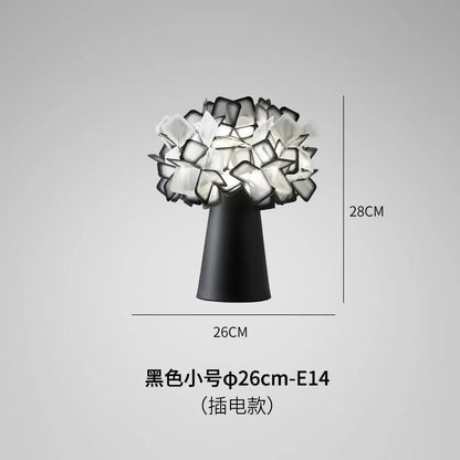 Lampe de table design italien à fleurs, éclairage décoratif pour chambre et bureau - Luminous Place