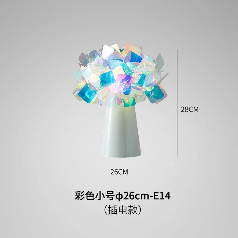 Lampe de table design italien à fleurs, éclairage décoratif pour chambre et bureau - Luminous Place