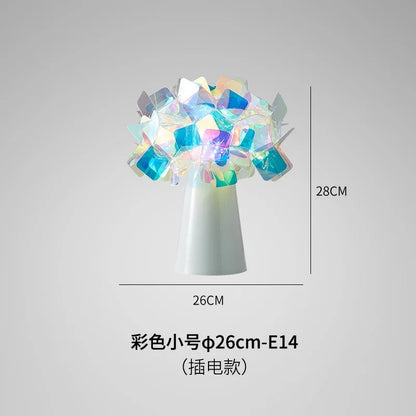 Lampe de table design italien à fleurs, éclairage décoratif pour chambre et bureau - Luminous Place