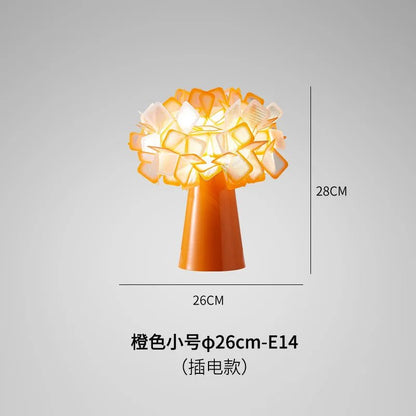 Lampe de table design italien à fleurs, éclairage décoratif pour chambre et bureau - Luminous Place