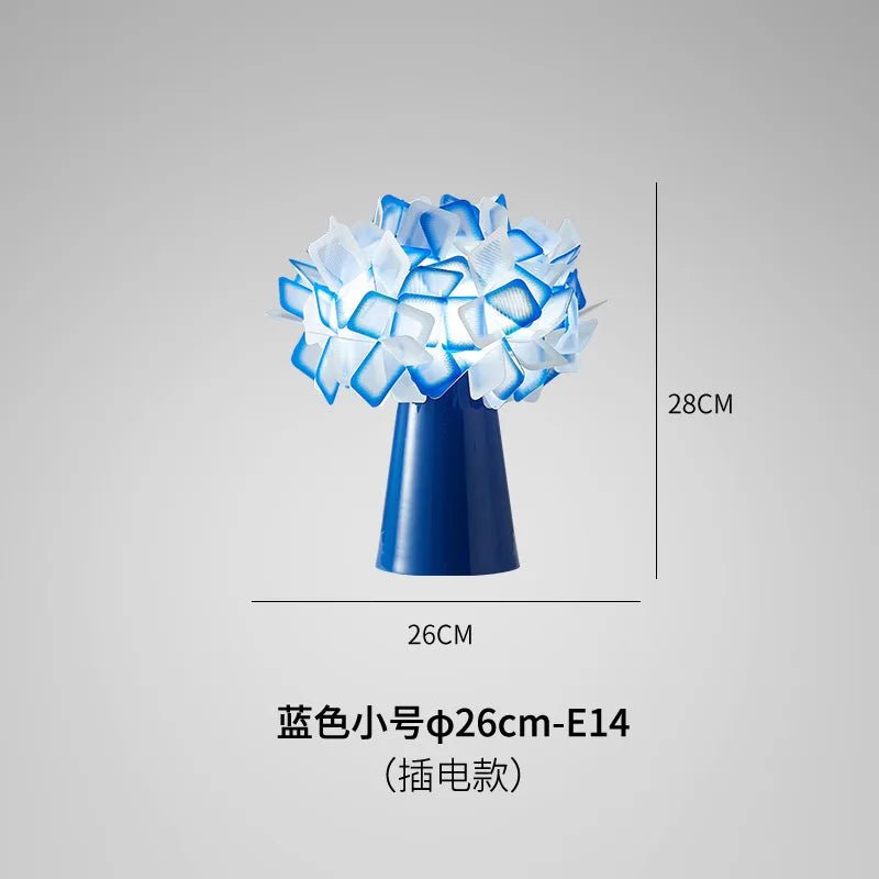 Lampe de table design italien à fleurs, éclairage décoratif pour chambre et bureau - Luminous Place