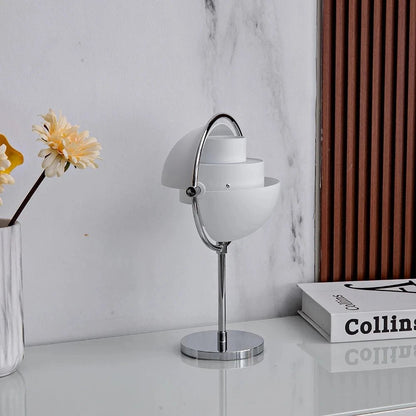 Lampe de table design moderne en métal noir avec lumière chaude pour intérieur élégant - Luminous Place