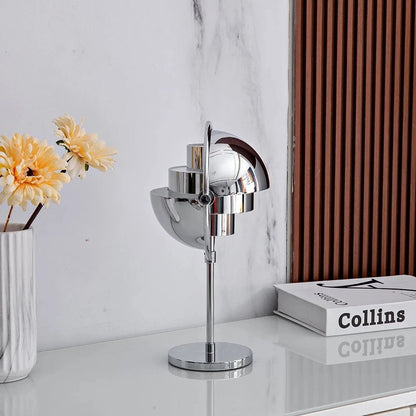 Lampe de table design moderne en métal noir avec lumière chaude pour intérieur élégant - Luminous Place