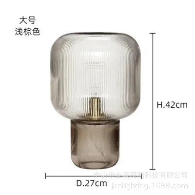 Lampe de table design nordique à intensité variable, batterie longue durée, éclairage intérieur cosy - Luminous Place