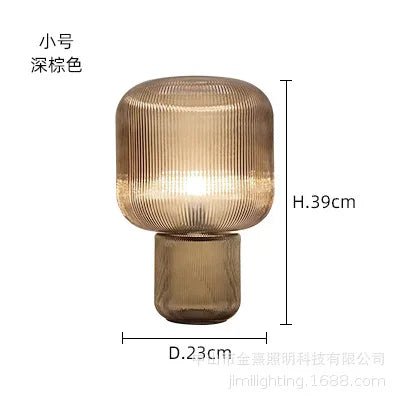 Lampe de table design nordique à intensité variable, batterie longue durée, éclairage intérieur cosy - Luminous Place