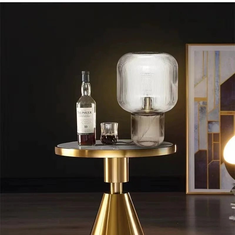 Lampe de table design nordique à intensité variable, batterie longue durée, éclairage intérieur cosy - Luminous Place