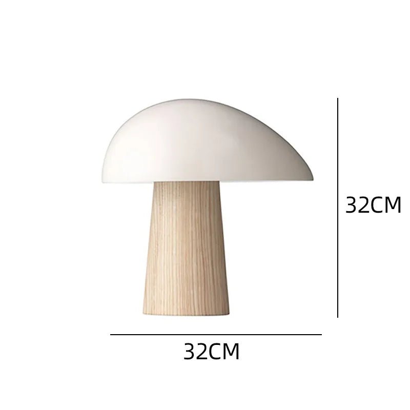 Lampe de table design scandinave en forme de champignon, luminaire décoratif pour bureau et salon - Luminous Place