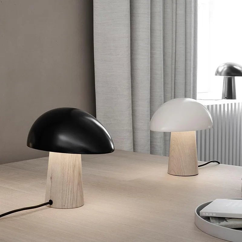 Lampe de table design scandinave en forme de champignon, luminaire décoratif pour bureau et salon - Luminous Place