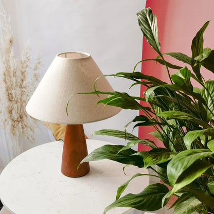 Lampe de table en bois massif style chinois rétro avec lumière d’ambiance chaleureuse - Luminous Place