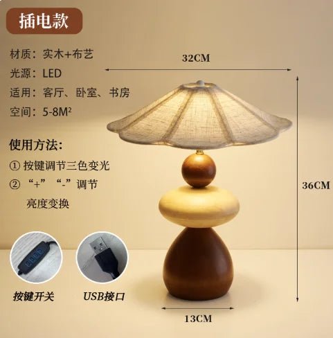 Lampe de table en résine effet marbre, design post - moderne nordique, éclairage intérieur chaleureux - Luminous Place