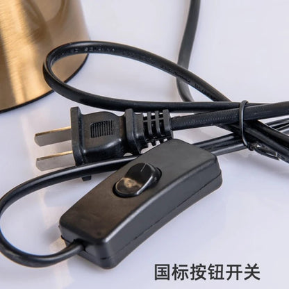 Lampe de table en verre boule Slimline pour lecture, éclairage intérieur premium - Luminous Place