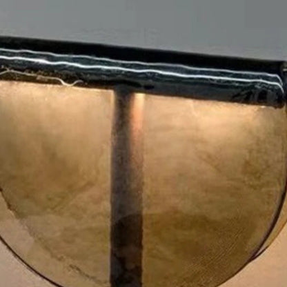 Lampe de table en verre et bois grain, lumière d’ambiance chaleureuse pour salon - Luminous Place