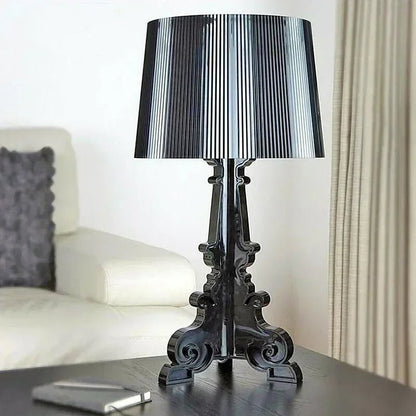 Lampe de table fantôme baroque transparente en acrylique LED ambiance cosy - Luminous Place