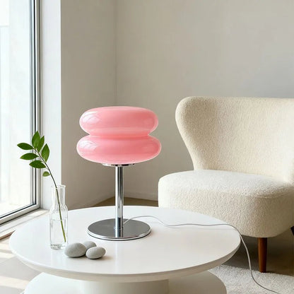 Lampe de table Hambourg en verre, design moderne dimmable, ambiance cosy - Luminous Place