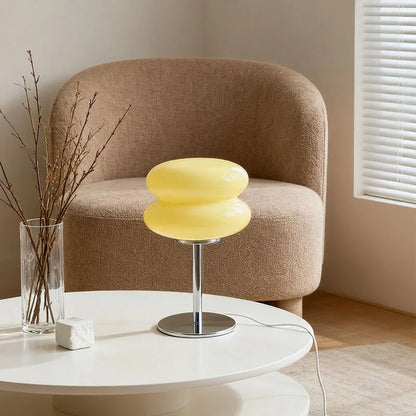 Lampe de table Hambourg en verre, design moderne dimmable, ambiance cosy - Luminous Place
