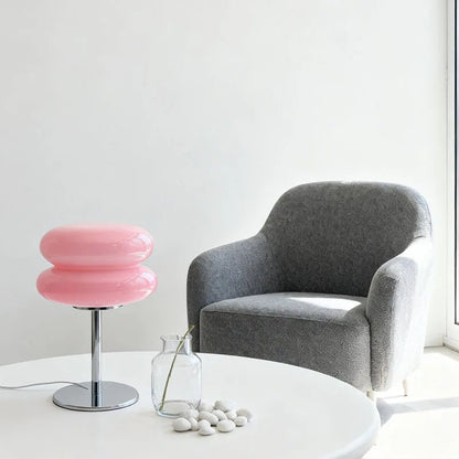 Lampe de table Hambourg en verre, design moderne dimmable, ambiance cosy - Luminous Place