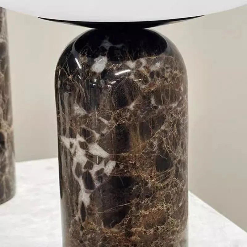 Lampe de table minimaliste en marbre, éclairage intérieur rétro - Luminous Place